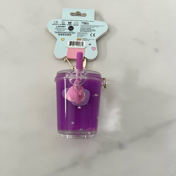 Hello Kitty And Friends Bubble Tea Tsunameez Keychain my melody pink purple - Picture 3 of 6